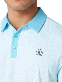 Original Penguin Pete's Tee Time Polo - Blue Grotto