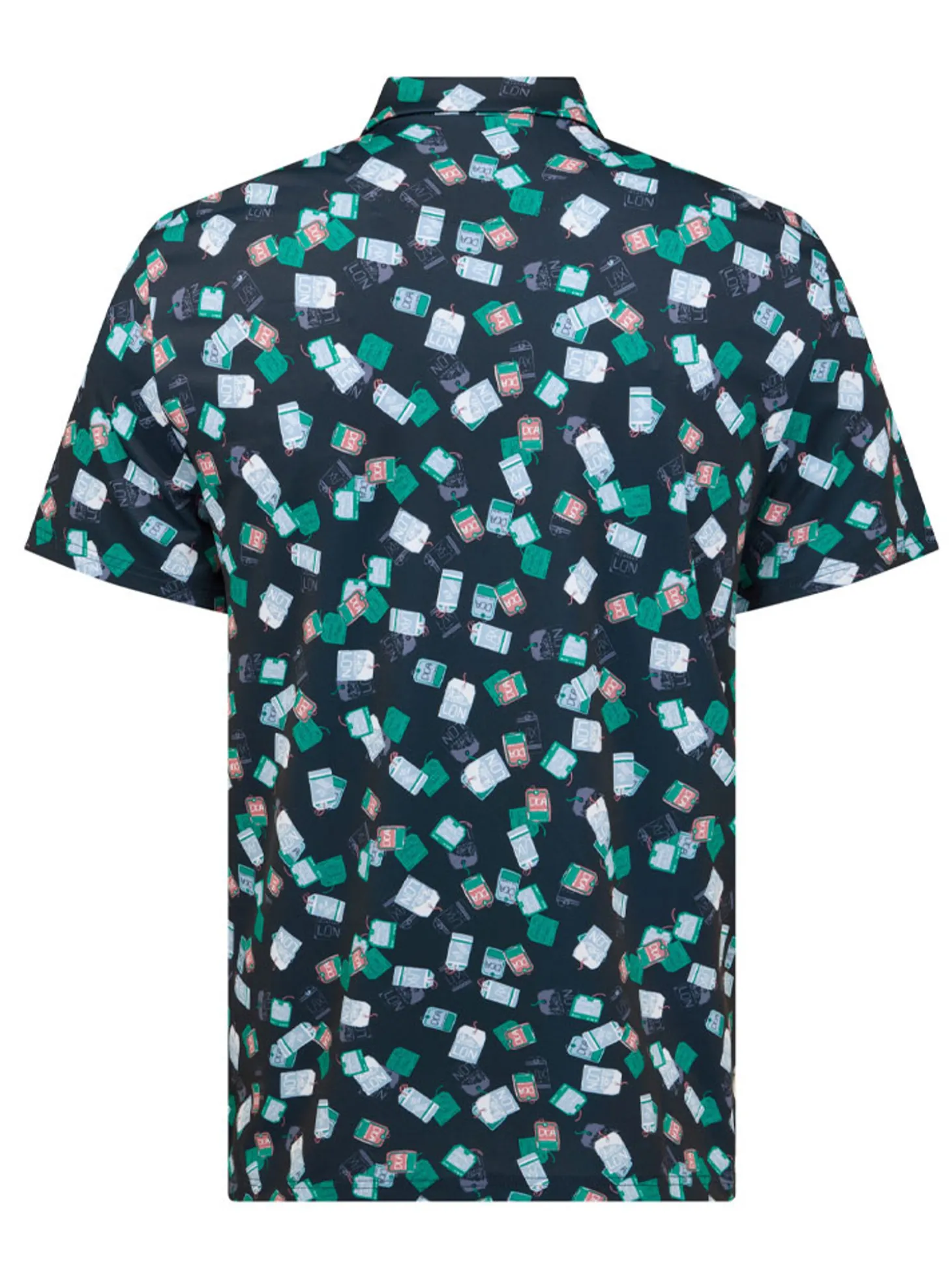 Original Penguin Pete's Travel Tags Caddy Polo - Black Iris