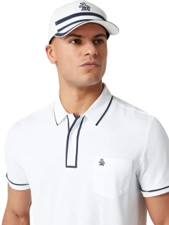 Original Penguin The Technical Earl Polo - Bright White