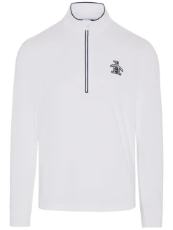 Original Penguin 1/4-Zip Technical Earl - Bright White
