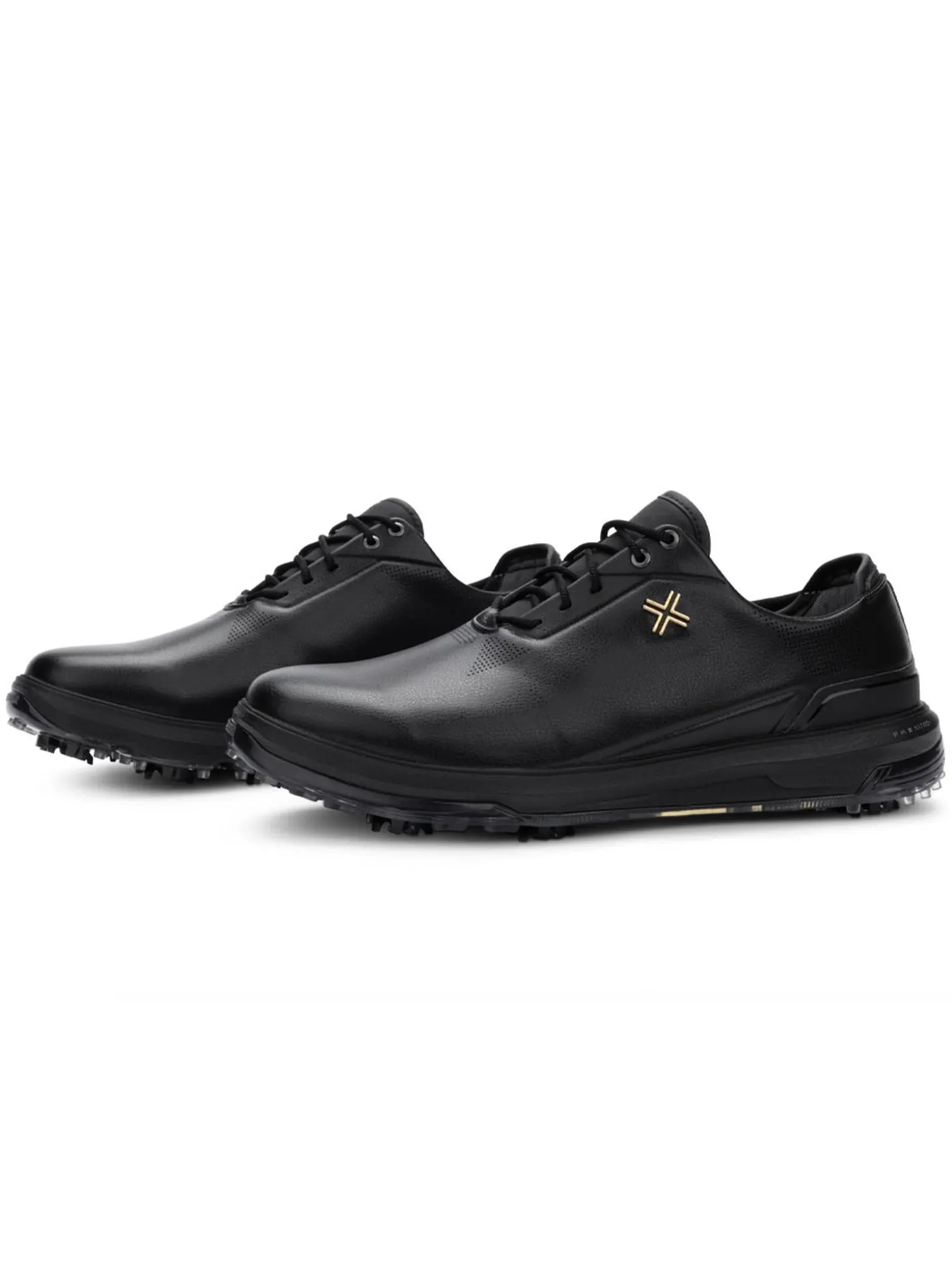 Payntr Golf Eighty Seven SC Golf Shoes - Black/Gold/Black