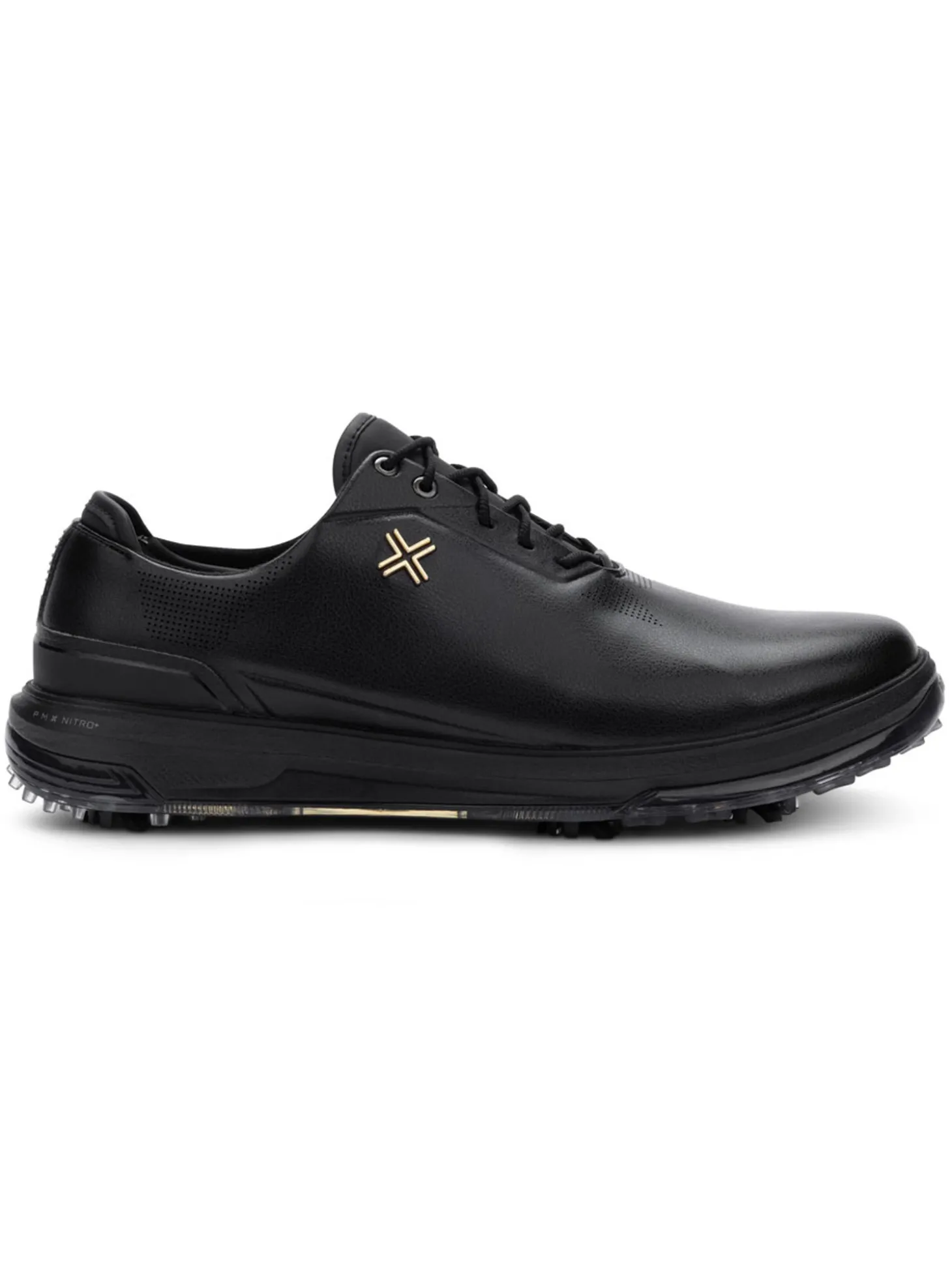 Payntr Golf Eighty Seven SC Golf Shoes - Black/Gold/Black