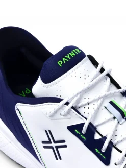 Payntr Golf X 005 F Golf Shoes - White/Navy/Electric Green