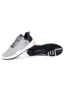 Payntr Golf X 003 F Golf Shoes - Grey/Black/Black