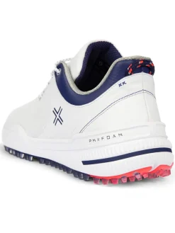 Payntr Golf X 001 F Golf Shoes - White/Electric Red/Navy