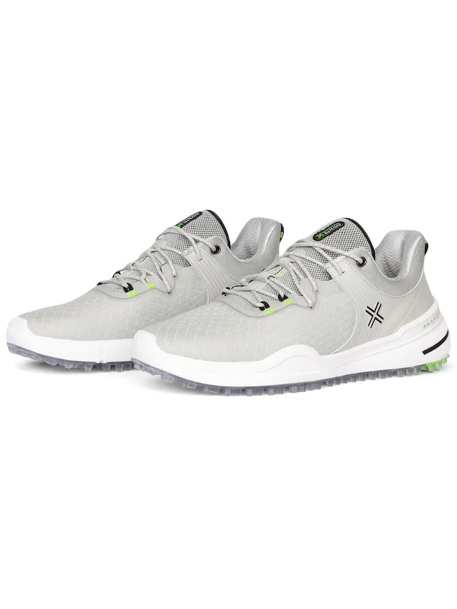 Payntr Golf X 001 F Mesh Golf Shoes - Grey/Grey/Black