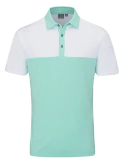 Ping Bodi Polo - Aruba Blue/White