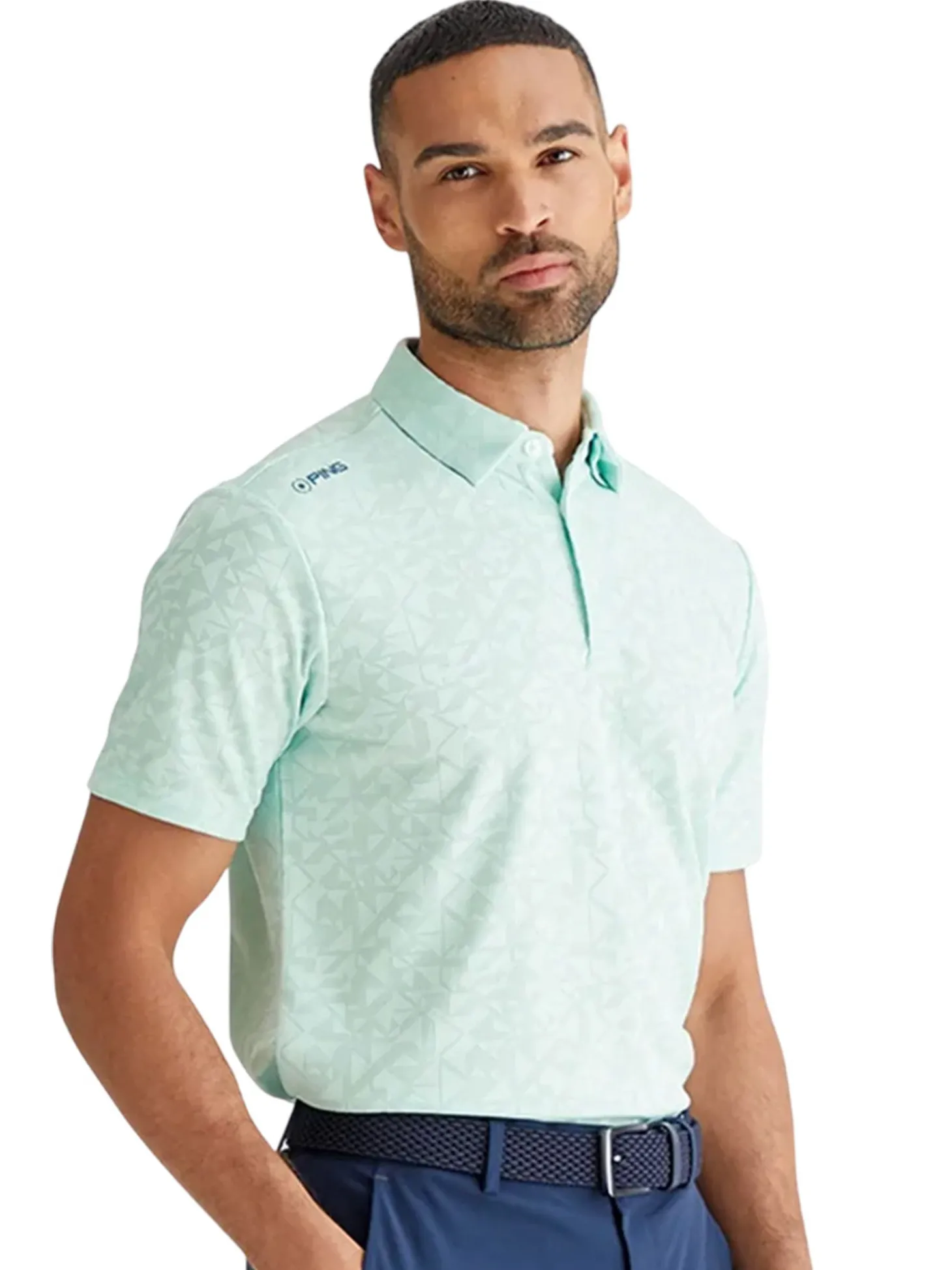 Ping Geo-Camo Polo - Misty Green