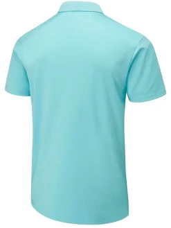 Ping Lindum Tailored Fit Polo - Sky Blue