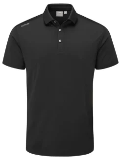 Ping Lindum Tailored Fit Polo - Black