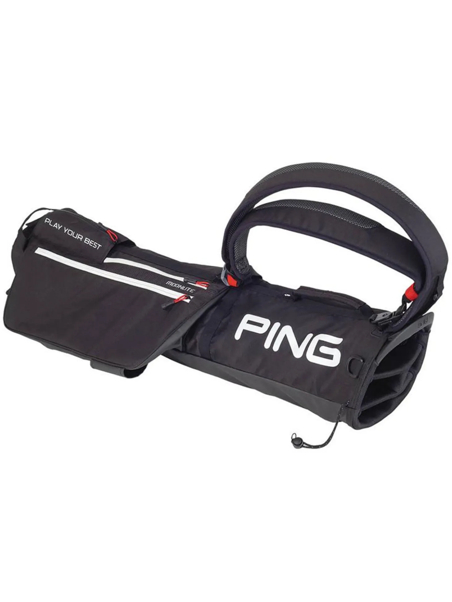 Ping Moonlite 201 Carry Bag - Black/Scarlet