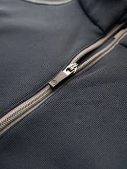 Ping Ramsey 1/2 Zip Ribbed Fleece - Navy