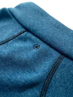 Ping Ramsey 1/2 Zip Ribbed Fleece - Snorkel Blue Marl