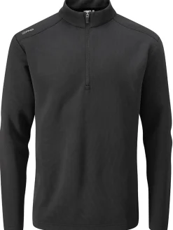 Ping Ramsey 1/2 Zip Ribbed Fleece - Black