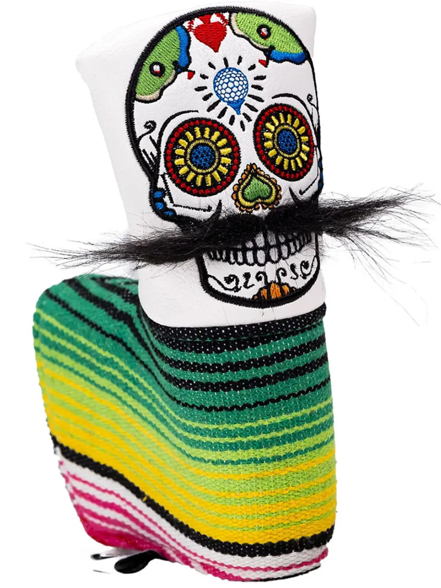 Pins & Aces Club Covers - Mustache Sugar Skull