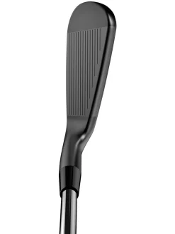 Pre-Owned Cobra Forged Tec 22 Black Steel Iron Set - LH - 4PW - Stiff