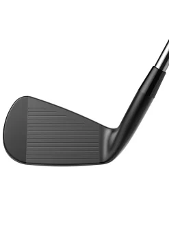 Pre-Owned Cobra Forged Tec 22 Black Steel Iron Set - LH - 4PW - Stiff