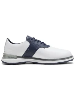Puma Avant Golf Shoes - Puma White/Deep Navy/Speed Blue