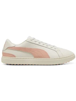 Puma Classic G Peaches Golf Shoes - Warm White/Tropical Peach