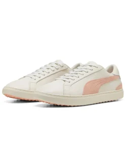 Puma Classic G Peaches Golf Shoes - Warm White/Tropical Peach