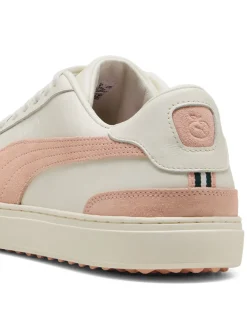 Puma Classic G Peaches Golf Shoes - Warm White/Tropical Peach