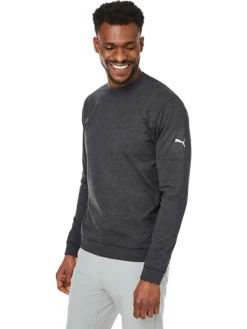 Puma CLOUDSPUN Crewneck - Puma Black Heather