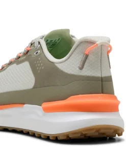 Puma IGNITE Elevate X Spikeless Golf Shoes - Sedate Grey/Velvet Moss/Fluro