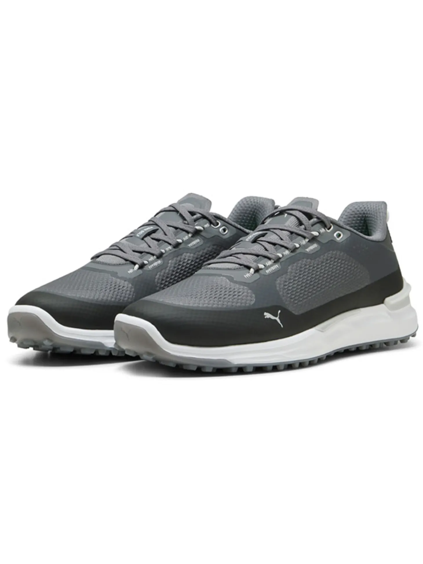 Puma IGNITE Elevate X Spikeless Golf Shoes - Slate Sky/Puma Black/Ash Grey