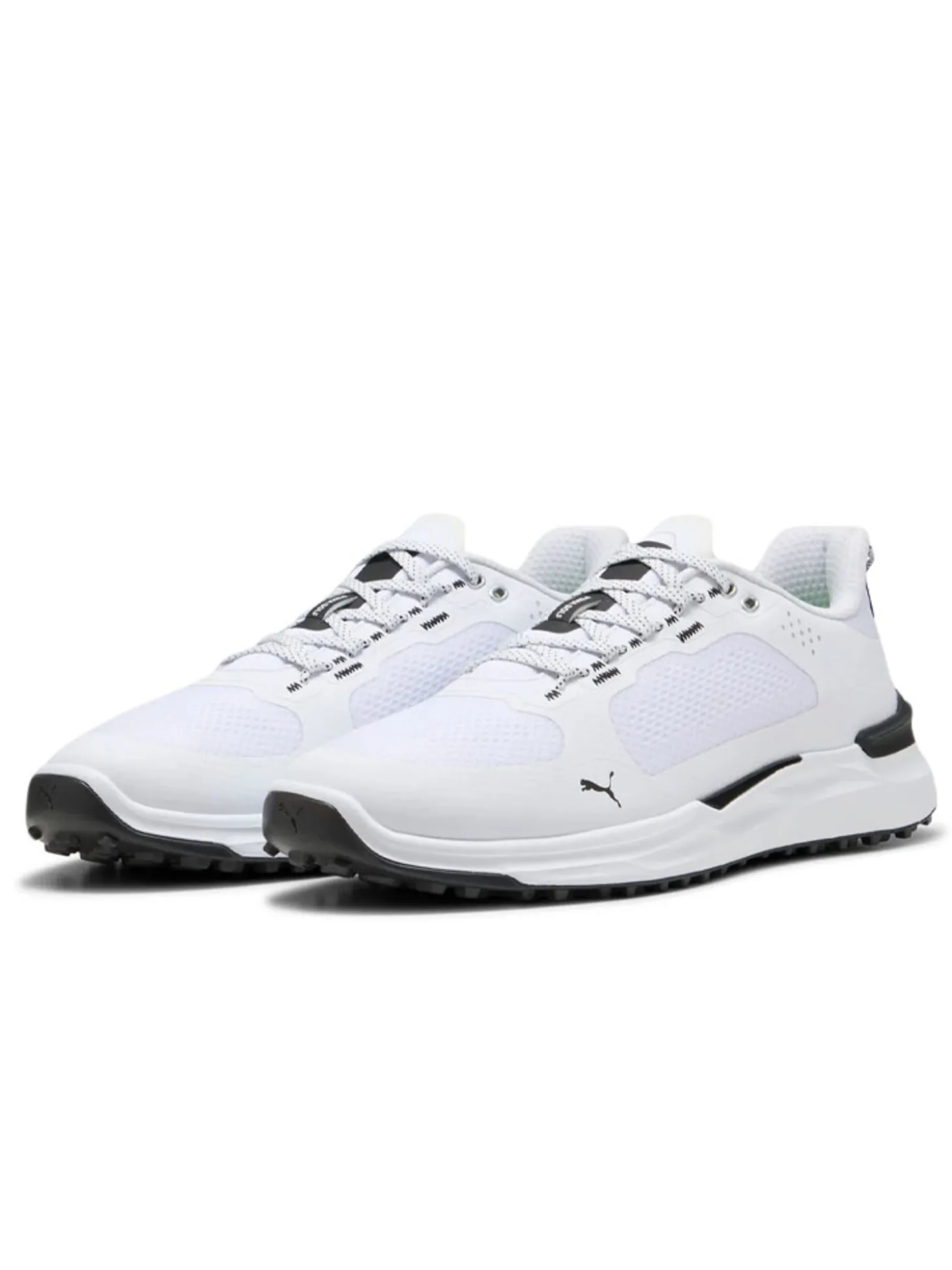 Puma IGNITE Elevate X Spikeless Golf Shoes - Puma White/Puma Black/Puma White