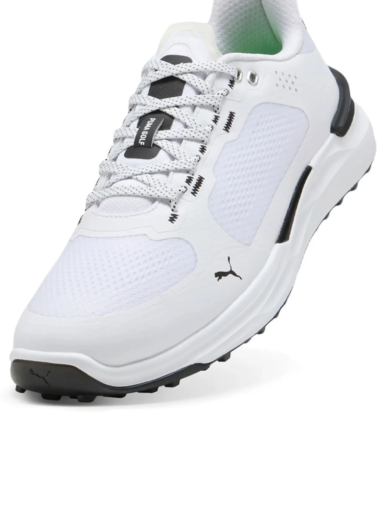 Puma IGNITE Elevate X Spikeless Golf Shoes - Puma White/Puma Black/Puma White