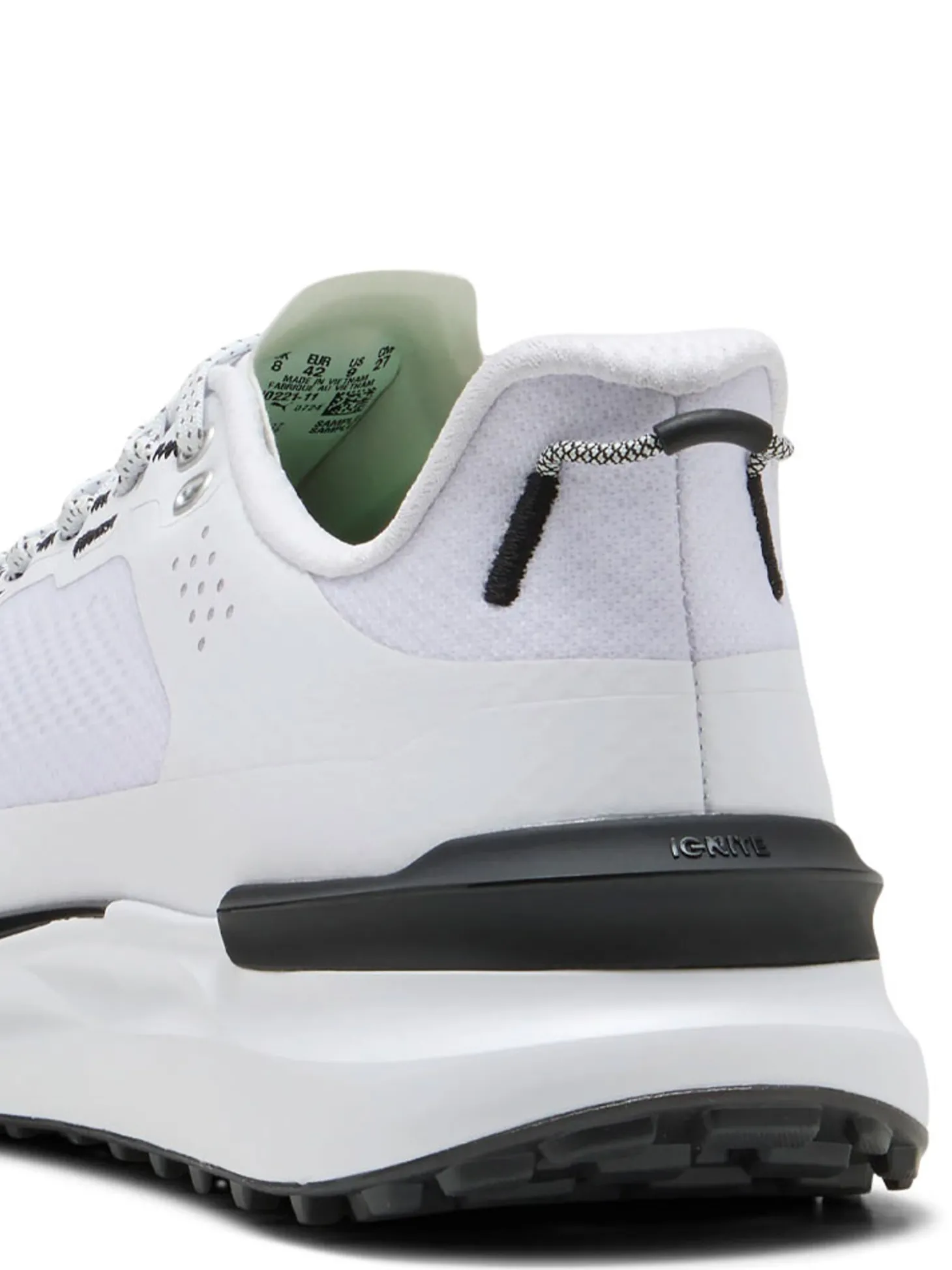 Puma IGNITE Elevate X Spikeless Golf Shoes - Puma White/Puma Black/Puma White