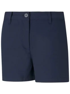 Puma JR Girls Golf Shorts - Navy Blazer