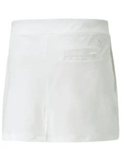 Puma JR Girls Knit Golf Skort - Bright White