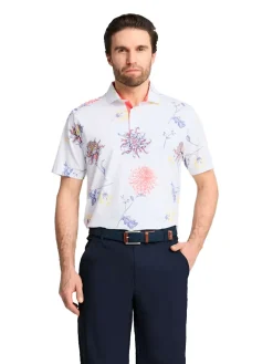 Puma MATTR Dahlia Polo - White Glow/Peach Frost