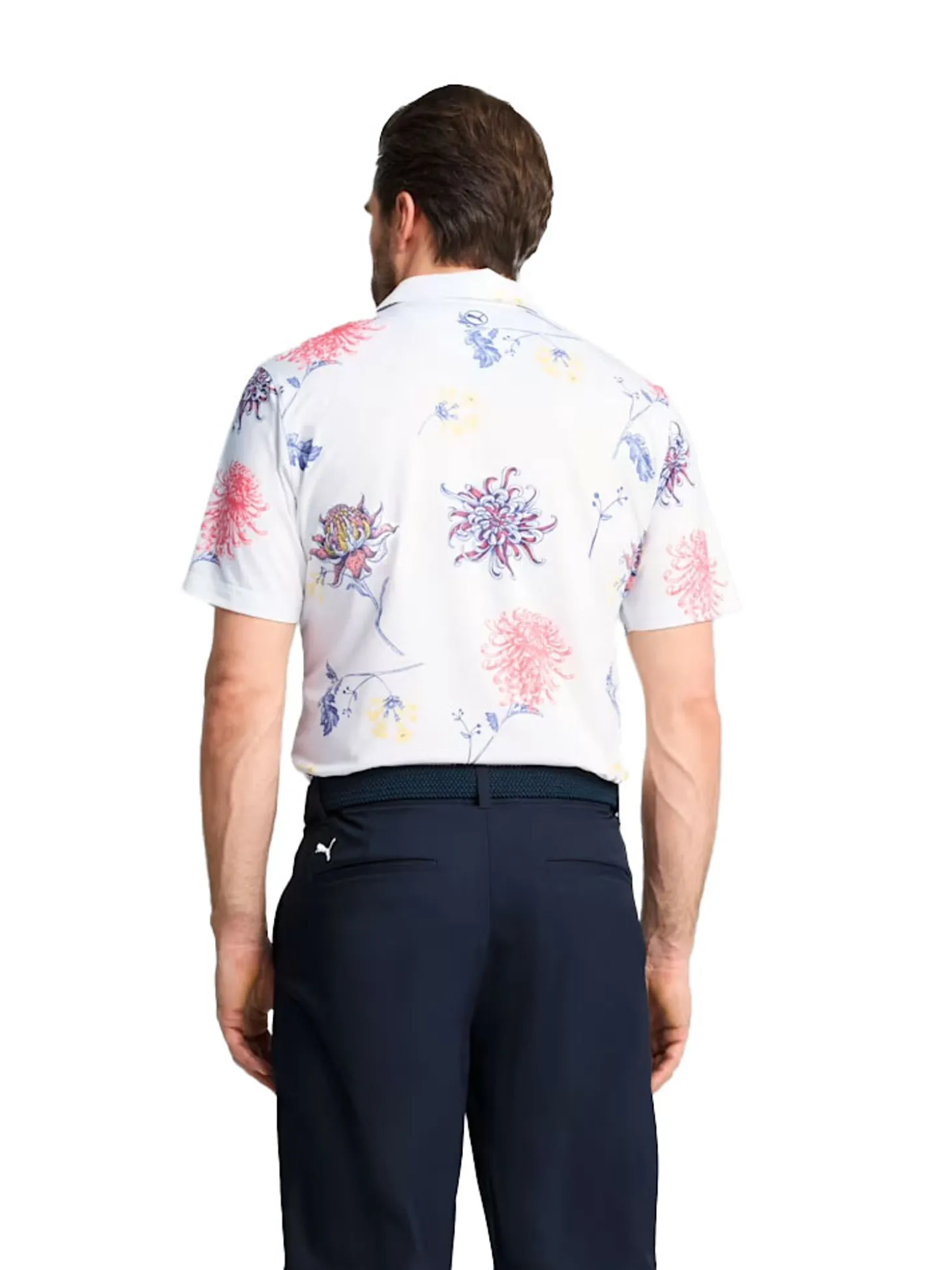 Puma MATTR Dahlia Polo - White Glow/Peach Frost