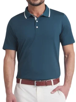 Puma MATTR Elevated Solid Polo - Green Terrain/Haute Tropic