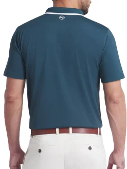 Puma MATTR Elevated Solid Polo - Green Terrain/Haute Tropic