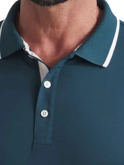 Puma MATTR Elevated Solid Polo - Green Terrain/Haute Tropic