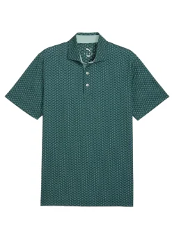 Puma MATTR Lotus Golf Polo - Green Terrain/Light Moss