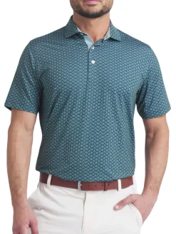 Puma MATTR Lotus Golf Polo - Green Terrain/Light Moss