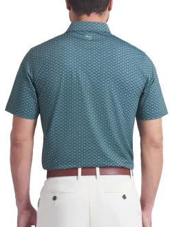 Puma MATTR Lotus Golf Polo - Green Terrain/Light Moss