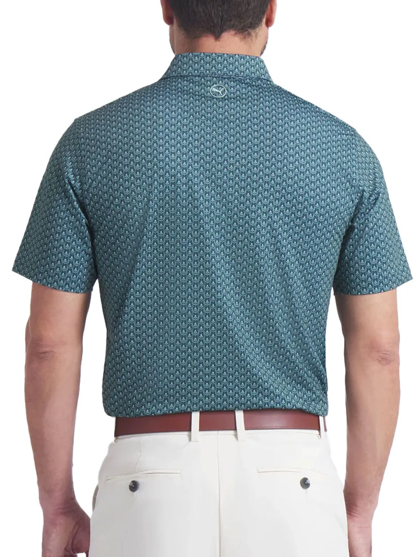 Puma MATTR Lotus Golf Polo - Green Terrain/Light Moss