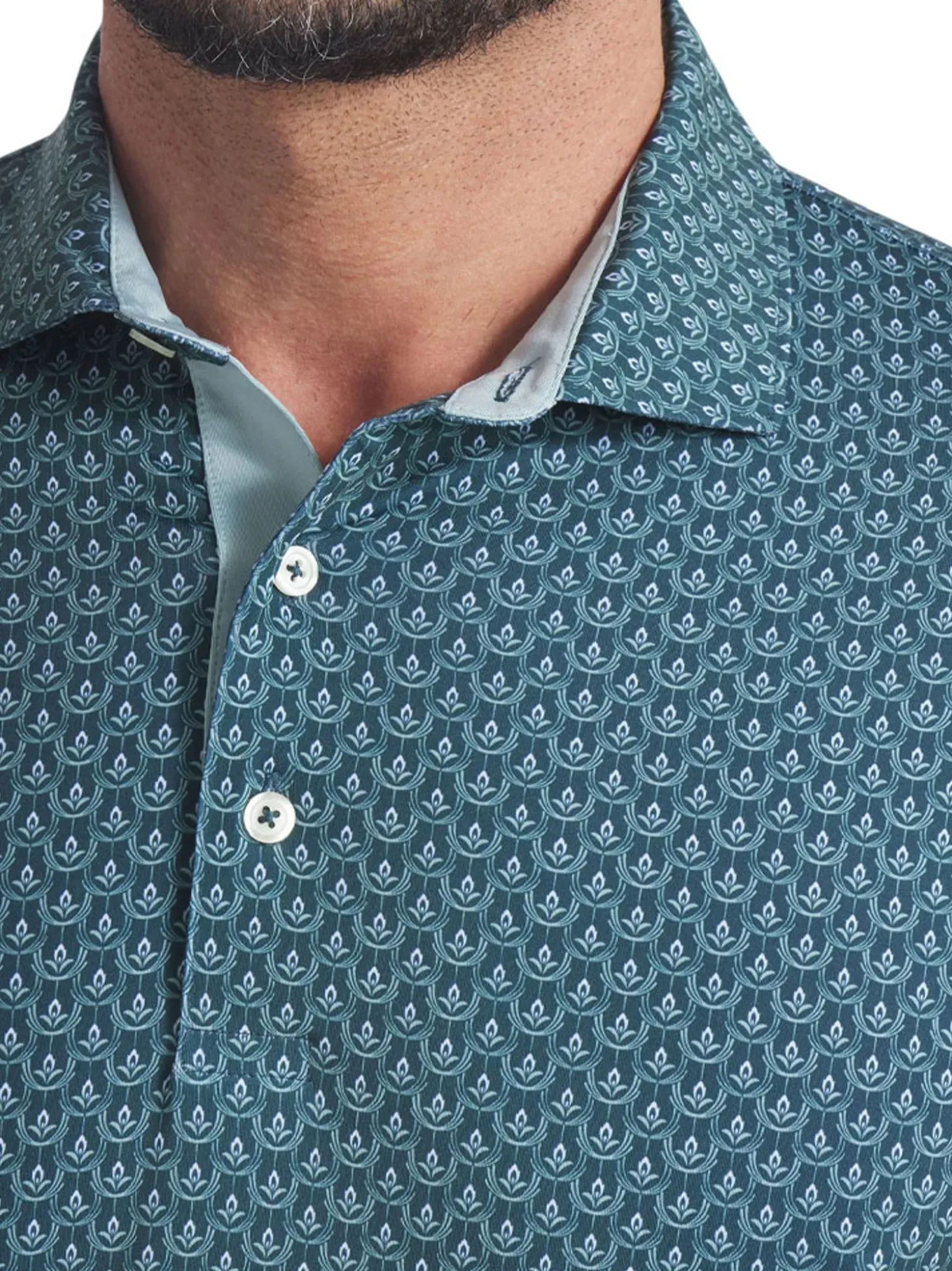 Puma MATTR Lotus Golf Polo - Green Terrain/Light Moss