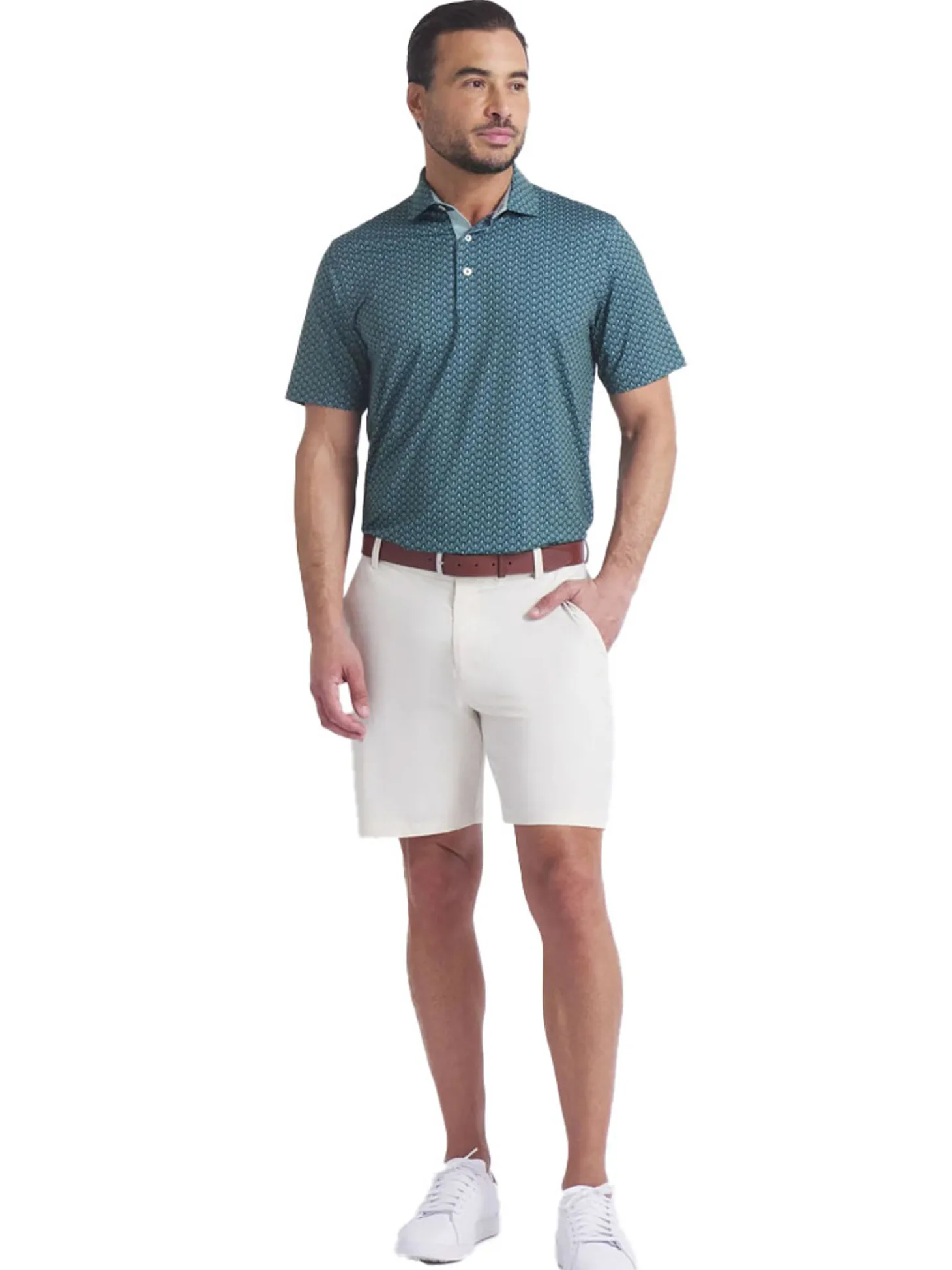 Puma MATTR Lotus Golf Polo - Green Terrain/Light Moss