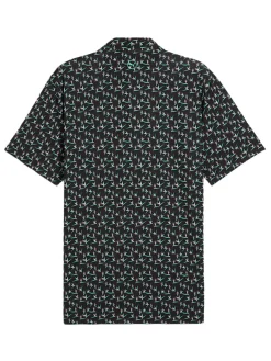 Puma MATTR Paradise Polo - Black/Aquatic