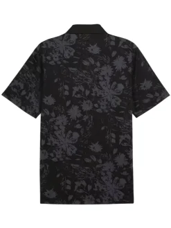 Puma MATTR Rose Golf Polo - PUMA Black/Strong Grey