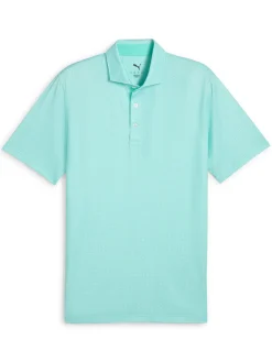 Puma MATTR Tile Polo - Aquatic/White Glow