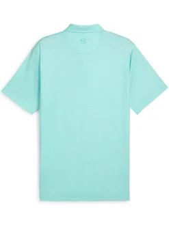 Puma MATTR Tile Polo - Aquatic/White Glow