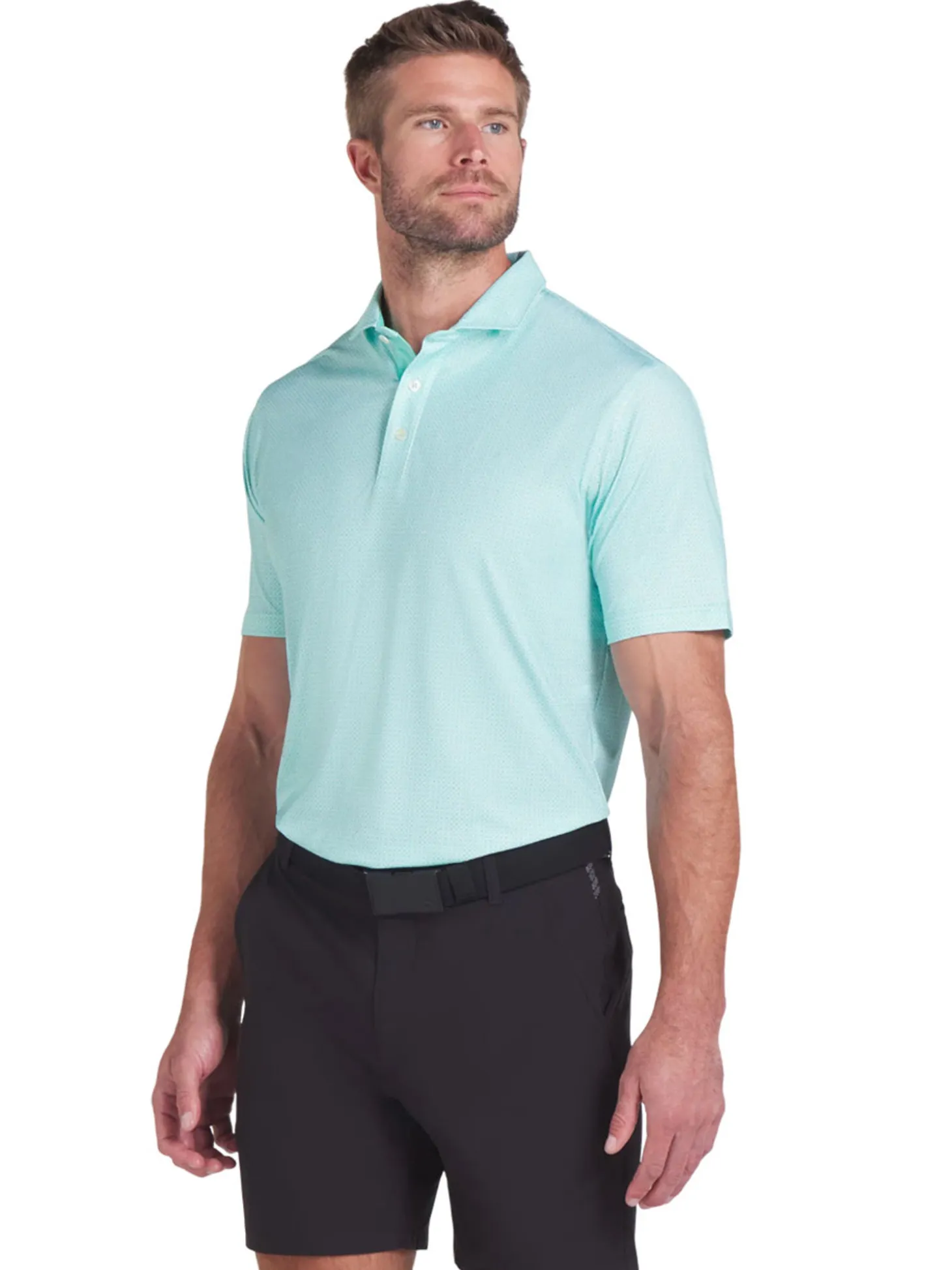 Puma MATTR Tile Polo - Aquatic/White Glow