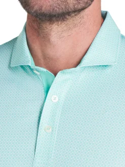 Puma MATTR Tile Polo - Aquatic/White Glow